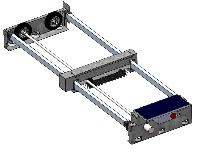 SolarClean adjustable frame